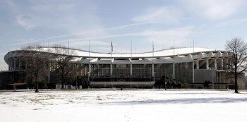 WASHINGTON, DC - FEBRUARY 1: A view of the west side of the Robert F. Kennedy Memorial Stadium is seen February 1, 2005 in Washington, DC. The stadium will be the home for the Washington Nationals. (Photo by Chip Somodevilla/Getty Images)