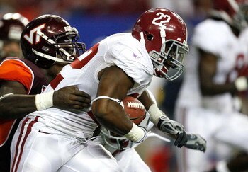 ATLANTA - SEPTEMBER 05:  Mark Ingram #22 of the Alabama Crimson Tide against the Virginia Tech Hokies during the Chick-fil-A Kickoff Game at Georgia Dome on September 5, 2009 in Atlanta, Georgia.  (Photo by Kevin C. Cox/Getty Images)