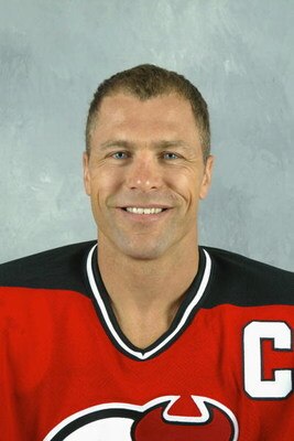 EAST RUTHERFORD, NJ - SEPTEMBER 15:  Scott Stevens of the New Jersey Devils poses for a portrait on September 15, 2003 at Continental Airlines Arena in East Rutherford, New Jersey.  (Photo by: Getty Images)