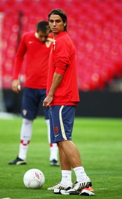 LONDON, ENGLAND - SEPTEMBER 8: Niko Kranjcar during the Croatia Training session at Wembley Stadium on September 8, 2009 in London, England. (Photo by Ryan Pierse/Getty Images)