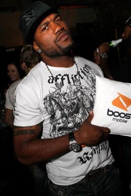 LOS ANGELES, CA - JULY 31:  Rampage Jackson attends the 'Maxim Celebrates the Biggest Event in Extreme Sports' at the Stork on July 31, 2008 in Los Angeles, California.  (Photo by Michael Buckner/Getty Images)