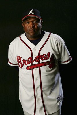 KISSIMMEE, FL - FEBRUARY 28:  Hitting Coach Terry Pendleton of the Atlanta Braves poses for a portrait during photo day at Cracker Jack Stadium on February 28, 2005 in Kissimmee, Florida. (Photo by Doug Pensinger/Getty Images)