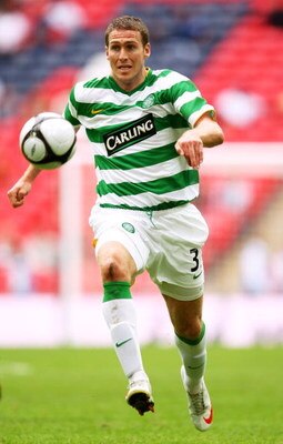 LONDON, ENGLAND - JULY 26:  Chris Killen of Celtic runs with the ball during the Wembley Cup match between Celtic and Tottenham Hotspur at Wembley Stadium on July 26, 2009 in London, England.  (Photo by Richard Heathcote/Getty Images)