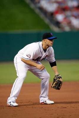 ST. LOUIS, MO - JULY 14:  National League All-Star David Wright of the New York Mets plays third base during the 2009 MLB All-Star Game at Busch Stadium on July 14, 2009 in St Louis, Missouri. (Photo by Jamie Squire/Getty Images)