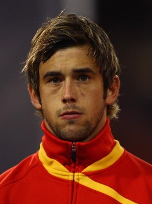 BRUSSELS, BELGIUM - OCTOBER 15:  Steven Defour of Belgium lines up for the National Anthems prior to the FIFA 2010 World Cup Group 5 Qualifier between Belgium and Spain at the King Baudouin Stadium on October 15, 2008 in Brussels, Belgium.  (Photo by Mike