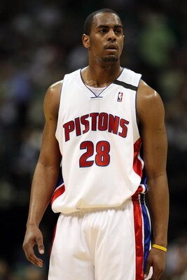 DALLAS - MARCH 17:  Arron Afflalo of the Detroit Pistons during play against the Dallas Mavericks on March 17, 2009 at American Airlines Center in Dallas, Texas.  NOTE TO USER: User expressly acknowledges and agrees that, by downloading and/or using this 