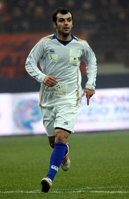 MILAN, ITALY - DECEMBER 22:  Lazio's forward Goran Pandev in action during 'A Goal For Peace', a charity friendly match between Iraq versus the rest of the world at San Siro Stadium on December 22, 2008 in Milan, Italy.  (Photo by Vittorio Zunino Celotto/