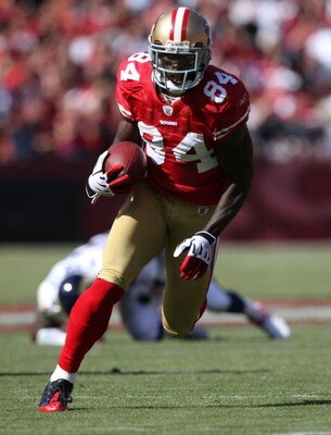 SAN FRANCISCO - OCTOBER 04:  Josh Morgan #84 of the San Francisco 49ers in action against the St. Louis Rams during an NFL game on October 4, 2009 at Candlestick Park in San Francisco, California.  (Photo by Jed Jacobsohn/Getty Images)