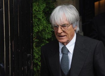 PARIS, FRANCE - SEPTEMBER 21:  Formula One commercial rights-holder Bernie Ecclestone leaves the F.I.A headquarters after attending the World Motor Sport Council hearing on September 21, 2009 in Paris, France. Renault will not contest the charges that Nel