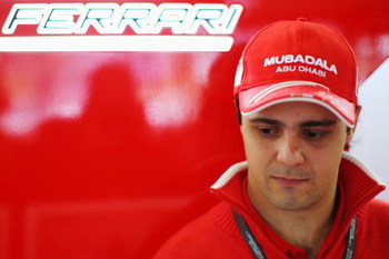 SAO PAULO, BRAZIL - OCTOBER 17: Felipe Massa of Brazil and Ferrari is seen during the rain delayed final practice session prior to qualifying for the Brazilian Formula One Grand Prix at the Interlagos Circuit on October 17, 2009 in Sao Paulo, Brazil. (P