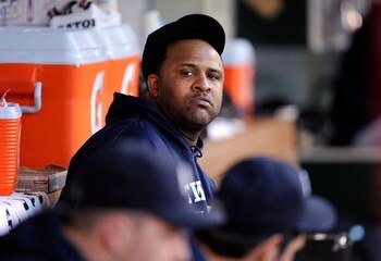 ANAHEIM, CA - OCTOBER 22:  C.C. Sabathia #52 of the New York Yankees looks on in Game Five of the ALCS against the Los Angeles Angels of Anaheim during the 2009 MLB Playoffs at Angel Stadium on October 22, 2009 in Anaheim, California.  (Photo by Kevork Dj