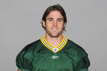GREEN BAY, WI - 2009: Brett Swain of the Green Bay Packers poses for his 2009 NFL headshot at photo day in Green Bay, Wisconsin. (Photo by NFL Photos)