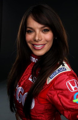 HOMESTEAD, FL - FEBRUARY 26: Milka Duno driver of the CITGO Dryer & Reinbold Dallara Honda poses for a portrait during Spring Testing for the IRL IndyCar Series on February 26, 2008 at Homestead Miami Speedway in Homestead, Florida. (Photo by Jonathan F