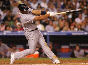 NEW YORK - JULY 15: National League All-Star Albert Pujols #5 of the St. Louis Cardinals hits a single in the sixth inning during the 79th MLB All-Star Game at Yankee Stadium on July 15, 2008 in the Bronx borough of New York City.  (Photo by Jim McIsaac/G