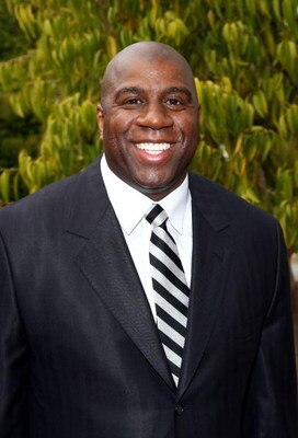 LOS ANGELES, CA - MAY 06:  Former NBA player Earvin 'Magic' Johnson poses for a photo before the USA TODAY Hollywood Hero honors him at the Beverly Hills Hotel on May 6, 2008 in Los Angeles, California.  (Photo by Alberto E. Rodriguez/Getty Images for USA