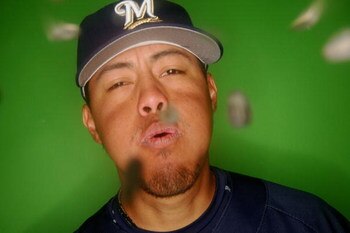 PHOENIX - FEBRUARY 27:  Yovani Gallardo of the Milwaukee Brewers poses for a portrait during Photo Day on February 27, 2007 in Phoenix, Arizona. (Photo by Jed Jacobsohn/Getty Images)