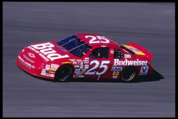 11 Nov 1995: Ken Schrader races in the Nascar NAPA 500 at the Atlanta Motor Speedway in Hampton, Georgia.