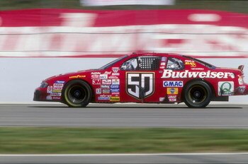 12 Jul 1998:  Driver Ricky Craven #50 in action during the Jiffy Lube 300 at the New Hampshire International Speedway in Loudon, New Hampshire. Mandatory Credit: David Taylor  /Allsport