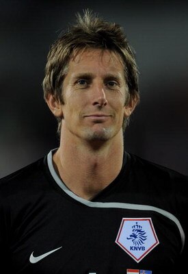 ROTTERDAM, NETHERLANDS - OCTOBER 11:  Edwin van der Sar of Holland lines up before the FIFA 2010 World Cup Qualifying Group 9 match between Netherlands and Iceland at the De Kuip Stadium on October 11, 2008 in Rotterdam, Netherlands.  (Photo by Shaun Bott