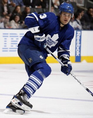 TORONTO - FEBRUARY 19: Alexei Ponikarovsky #23 of the Toronto Maple Leafs during game action against the Columbus Blue Jackets on February 19, 2009 at the Air Canada Centre in Toronto, Ontario, Canada. (Photo by Dave Abel/Getty Images) 