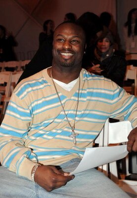 NEW YORK - FEBRUARY 04:  Bart Scott #57 of the Baltimore Ravens attends the R. Scott French 2008 fashion show during Mercedes-Benz Fashion Week Fall 2008 on February 4, 2008 in New York City.  (Photo by Brad Barket/Getty Images for R. Scott French)