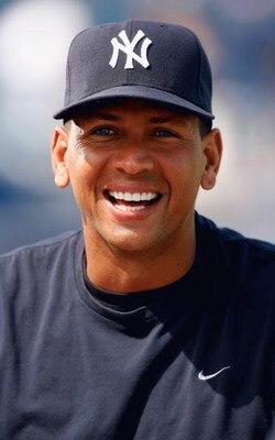 TAMPA, FL - FEBRUARY 28:  Alex Rodriguez #13 of the New York Yankees laughs during an interview prior to the start of the Grapefruit League Spring Training game against the Minnesota Twins at George M. Steinbrenner Field on February 28, 2009 in Tampa, Flo