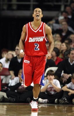 LOUISVILLE - DECEMBER 8: Brian Roberts #2 of the Dayton Flyers reacts during the game against the Louisville Cardinals on December 8, 2007 at Freedom Hall in Louisville, Kentucky. (Photo by: Andy Lyons/Getty Images)
