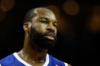 CHARLOTTE, NC - FEBRUARY 09:  Baron Davis #1 of the Los Angeles Clippers watches on against the Charlotte Bobcats during their game at Time Warner Cable Arena on February 9, 2009 in Charlotte, North Carolina.NOTE TO USER: User expressly acknowledges and a