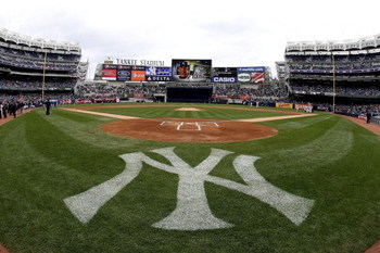 NEW YORK - APRIL 04: A general view prior to the game between the New York Yankees and the Chicago Cubs during their game on April 4, 2009 at Yankee Stadium in the Bronx borough of New York City.  (Photo by Nick Laham/Getty Images)