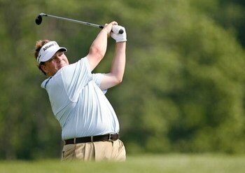 DUBLIN, OH - MAY 31:  Tim Herron hits his tee shot on the 3rd hole during the first round of The Memorial at Muirfield Village Golf Club May 31, 2007 in Dublin, Ohio.  (Photo by Hunter Martin/Getty Images) 
