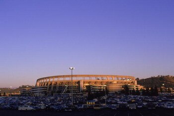 1987:  General view of Jack Murphy Stadium, home of the San Diego Chargers during a game in 1987 in San Diego, California.  (Photo by Stephen Dunn/Getty Images)