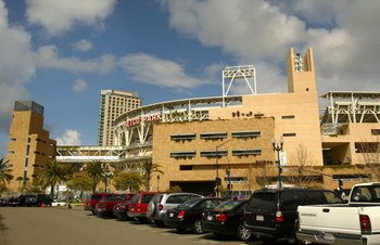 SAN DIEGO - MARCH 18:  General view of the exterior of Petco Park before the Semi Final game of the World Baseball Classic between Team Cuba and Team Domincan Republic at Petco Park on March 18, 2006 in San Diego, California.  (Photo by Christian Petersen