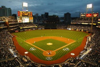 SAN DIEGO - APRIL 7: General view of the interior of Petco Park during action between the Pittsburgh Pirates and the San Diego Padres on April 7, 2005 at Petco Park in San Diego, California. (Photo by Christian Petersen/Getty Images)