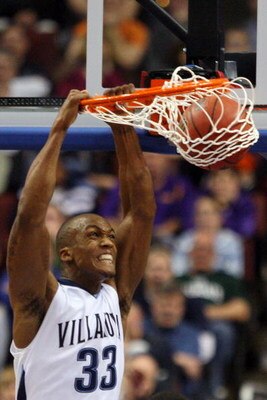 PHILADELPHIA - MARCH 21:  Dante Cunningham #33 of the Villanova Wildcats shoots against the UCLA Bruins during the second round of the NCAA Division I Men's Basketball Tournament at the Wachovia Center on March 21, 2009 in Philadelphia, Pennsylvania.  (Ph