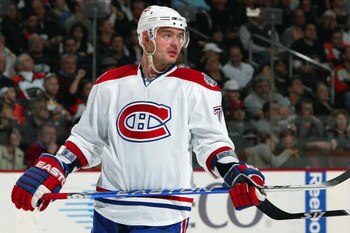 PHILADELPHIA - FEBRUARY 27:  Andrei Markov #79 of the Montreal Canadiens skates against the Philadelphia Flyers on February 27, 2009 at Wachovia Center in Philadelphia, Pennsylvania. The Habs defeated the Flyers 4-3 in overtime.  (Photo by Jim McIsaac/Get