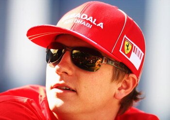 MELBOURNE, AUSTRALIA - MARCH 26:  Kimi Raikkonen of Finland and Ferrari is seen in the paddock during previews to the Australian Formula One Grand Prix at the Albert Park Circuit on March 26, 2009 in Melbourne, Australia.  (Photo by Clive Mason/Getty Imag