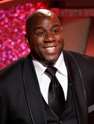 BEVERLY HILLS, CA - DECEMBER 01:  Basketball great Earvin 'Magic' Johnson speaks during the 23rd annual American Cinematheque show honoring Samuel L. Jackson held at Beverly Hilton Hotel on December 1, 2008 in Beverly Hills, California.  (Photo by Kevin W