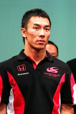 TOKYO - MARCH 10: F1 driver Takuma Sato attends a Honda F1 2008 press conference at Grand Hyatt Tokyo on March 10, 2008 in Tokyo, Japan. Honda supplies engines to the Super Aguri F1 team.  (Photo by Koji Watanabe/Getty Images)