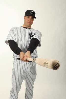 TAMPA, FL - FEBRUARY 19:  Mark Teixeira #25 of the New York Yankees poses during Photo Day on February 19, 2009 at Legends Field in Tampa, Florida. (Photo by Nick Laham/Getty Images)