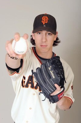 SCOTTSDALE, ARIZONA - FEBRUARY 23: Tim Lincecum of the San Francisco Giants poses during photo day at Scottsdale Stadium on February 23, 2009 in Scottsdale, Arizona. (Photo by: Harry How/Getty Images)