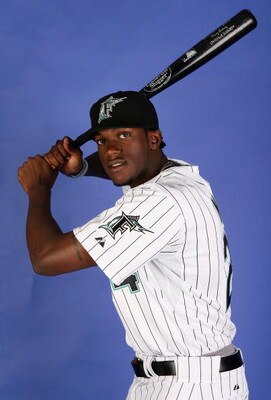 JUPITER, FL - FEBRUARY 22:  Cameron Maybin #24 of the Florida Marlins poses during photo day at Roger Dean Stadium February 22, 2009 in Jupiter, Florida.  (Photo by Doug Benc/Getty Images)