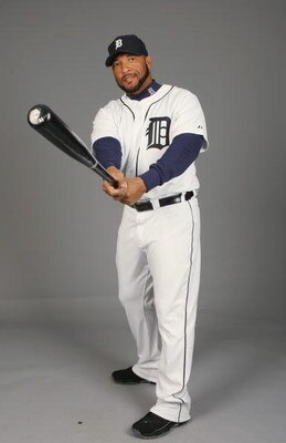 LAKELAND, FL - FEBRUARY 21:  Gary Sheffield  #3 of the Detroit Tigers poses for a portrait during Photo Day on February 21, 2009 at Joker Marchant Stadium in Lakeland, Florida. (Photo by: Nick Laham/Getty Images)