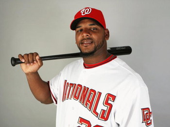 VIERA, FL - FEBRUARY 21:  Willy Mo Pena #26 of the Washington Nationals poses during photo day at Roger Dean Stadium on February 21, 2009 in Viera, Florida.  (Photo by Doug Benc/Getty Images)