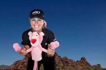 PHOENIX, AZ - MARCH 25:  Paula Creamer poses for a portrait at the Papago Golf Course on March 25, 2009 in Phoenix, Arizona.  (Photo by Jonathan Ferrey/Getty Images)