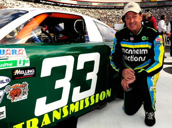 BRISTOL, TN - MARCH 21: Harry Gant prepares to drive during the NASCAR Legends UARA Race at Bristol Motor Speedway on March 21, 2009 in Bristol, Tennessee. (Photo by Rusty Jarrett/Getty Images for NASCAR)