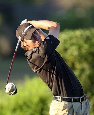 ORLANDO, FL - MARCH 29:  Sean O'Hair of the USA hits his tee shot at the 16th hole during the final round of the Arnold Palmer Invitational Presented by Mastercard at the Bay Hill Club and Lodge on March 29, 2009 in Orlando, Florida  (Photo by David Canno