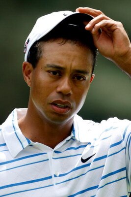 AUGUSTA, GA - APRIL 11:  Tiger Woods walks off the sixth green during the third round of the 2009 Masters Tournament at Augusta National Golf Club on April 11, 2009 in Augusta, Georgia.  (Photo by Jamie Squire/Getty Images)