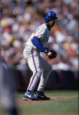 10 Apr 1999:  Tony Fernandez #1 of the Toronto Blue Jays leads off the base during the game against the Baltimore Orioles at the Camden Yards in Baltimore, Maryland. The Orioles defeated the Blue Jays 1-0. Mandatory Credit: Doug Pensinger  /Allsport