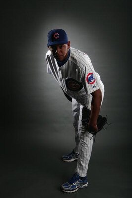 MESA, AZ - FEBRUARY 23:  Carlos Marmol of the Chicago Cubs poses during photo day at the Fitch Park Spring Training complex on February 23, 2009 in Mesa, Arizona. (Photo by Donald Miralle/Getty Images)