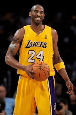 LOS ANGELES, CA - APRIL 21:  Kobe Bryant #24 of the Los Angeles Lakers reacts in the second quarter against the Utah Jazz in Game Two of the Western Conference Quarterfinals during the 2009 NBA Playoffs at Staples Center on April 21, 2009 in Los Angeles, 